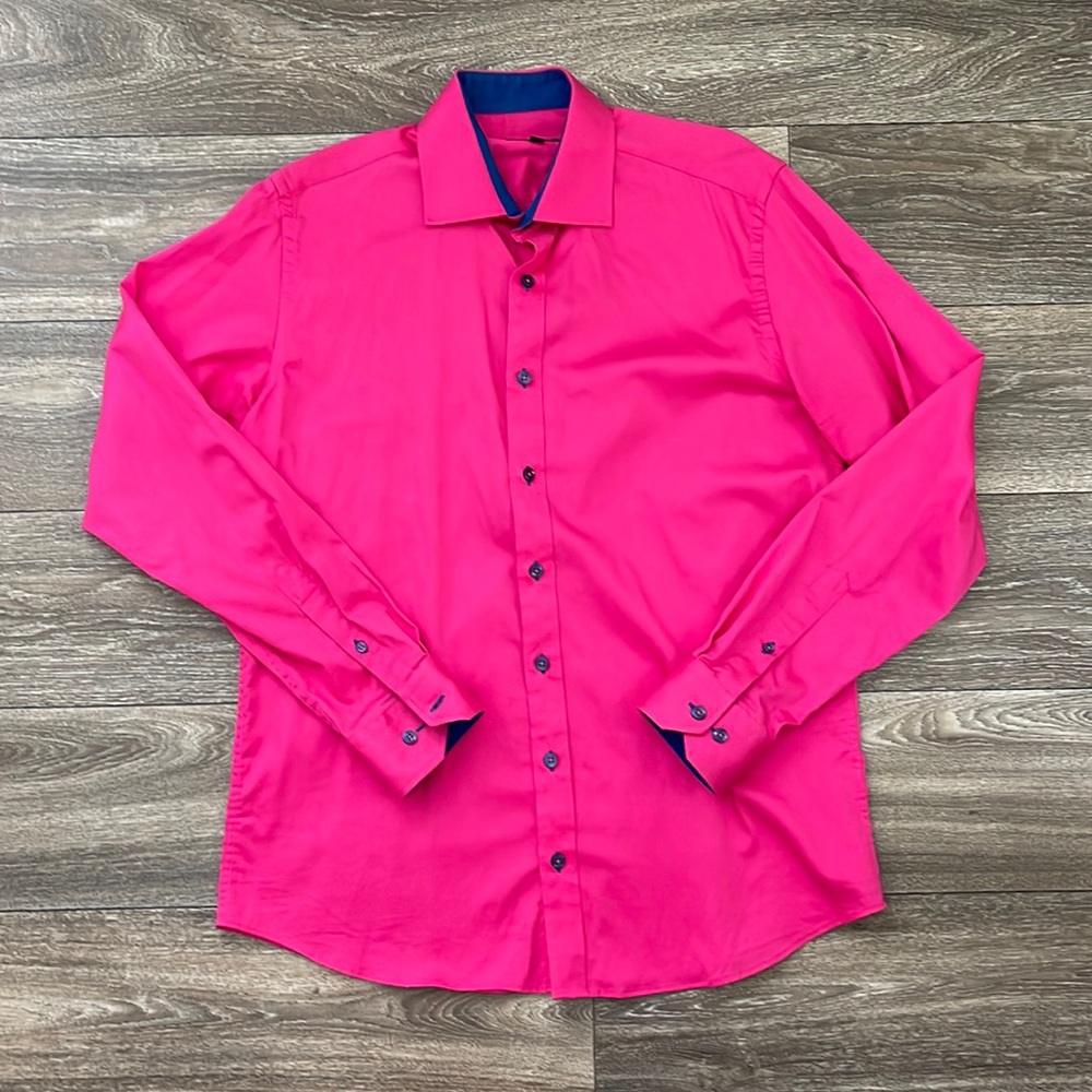 Dressmann Shirt Slim Fit, Size L (41/42)